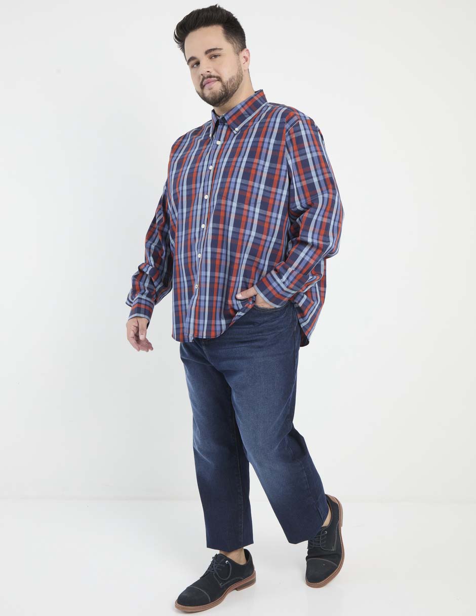 Camisa casual de algodón manga larga para hombre 3
