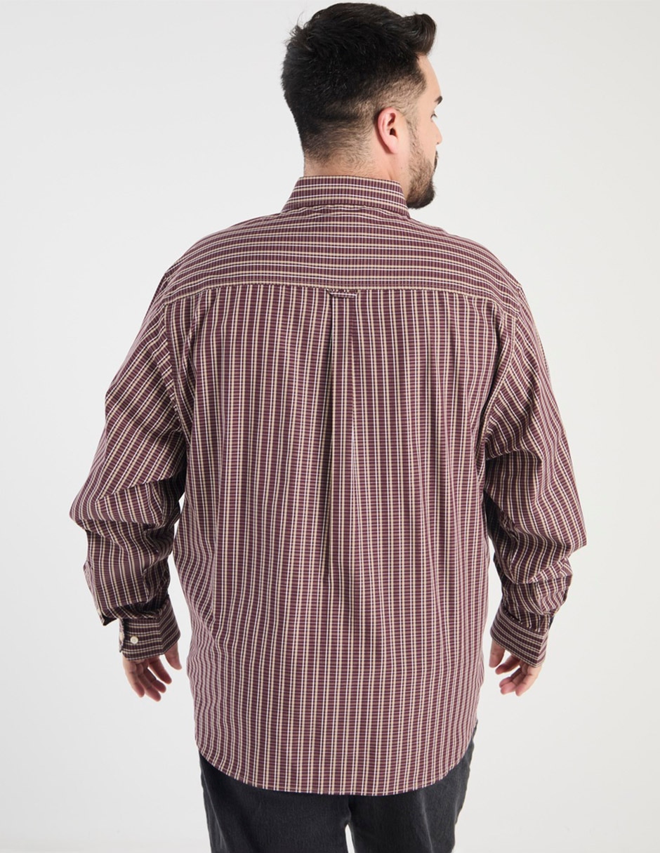 Camisa casual manga larga para hombre 2