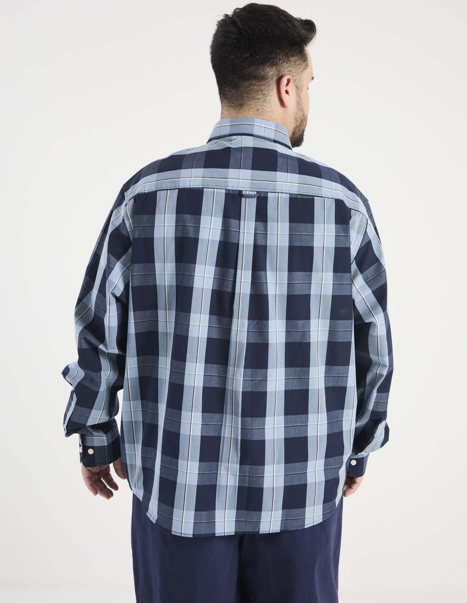 Camisa casual manga larga para hombre 2