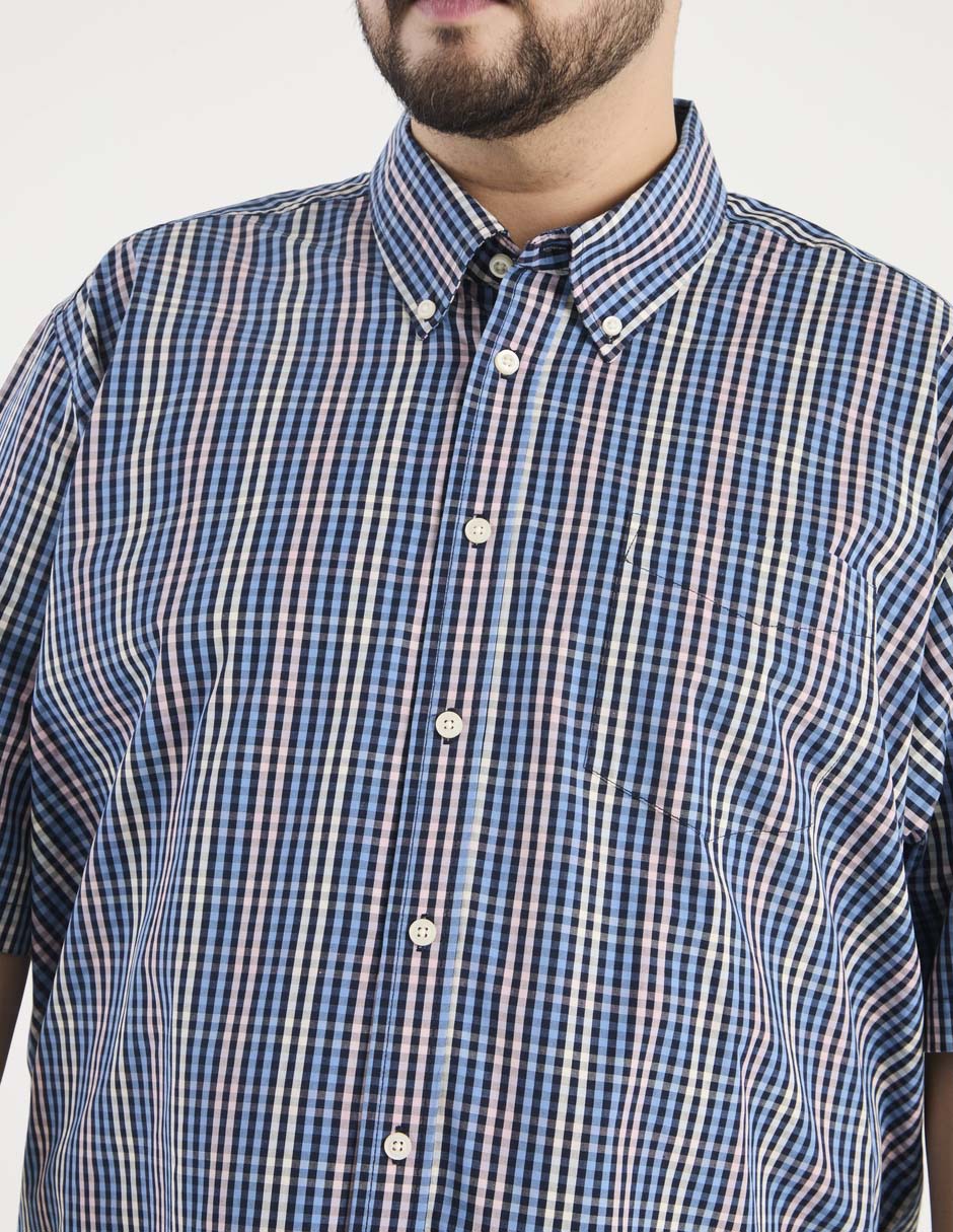 Camisa casual manga corta para hombre 4