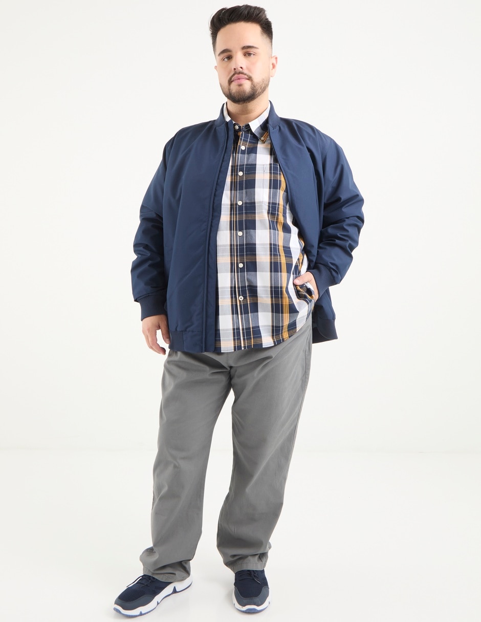 Camisa casual manga larga para hombre 2