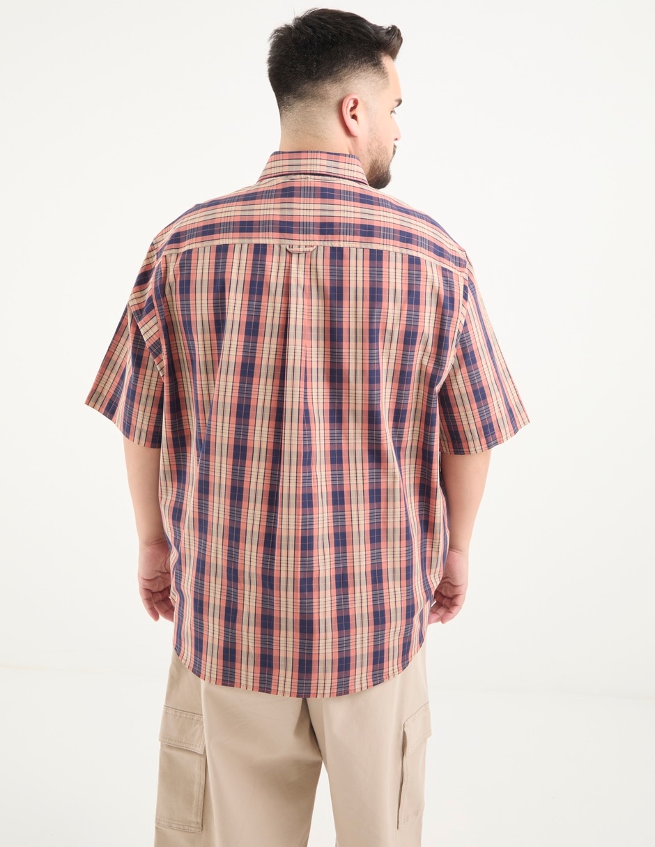 Camisa casual manga corta para hombre 4