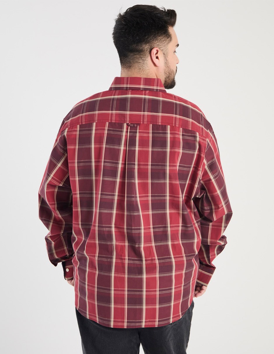 Camisa casual manga larga para hombre 2