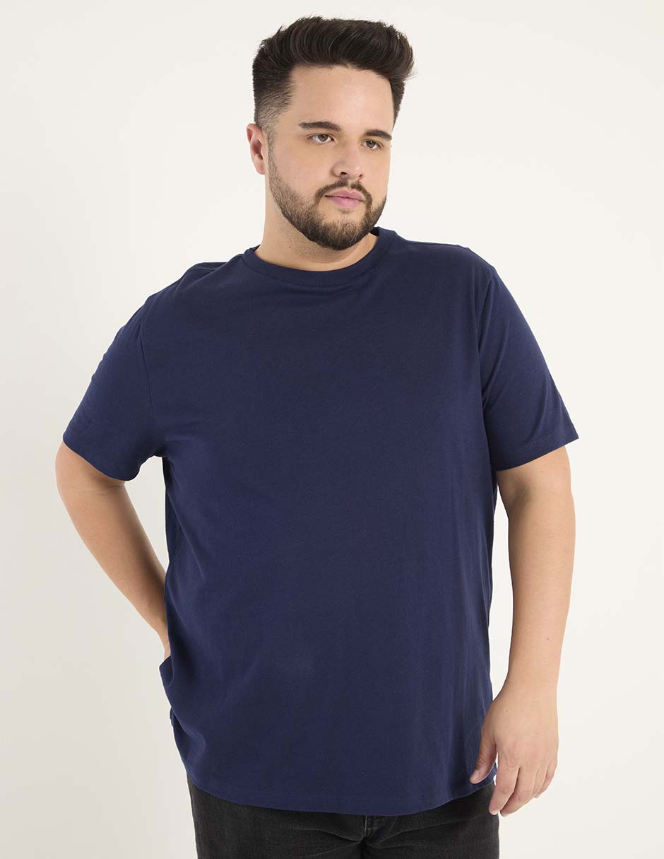 Playera cuello redondo para hombre