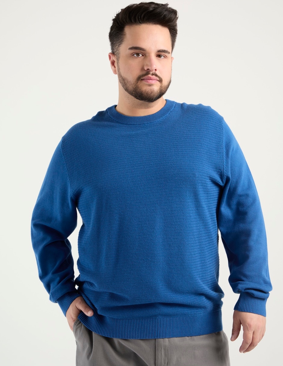 Suéter cuello redondo para hombre