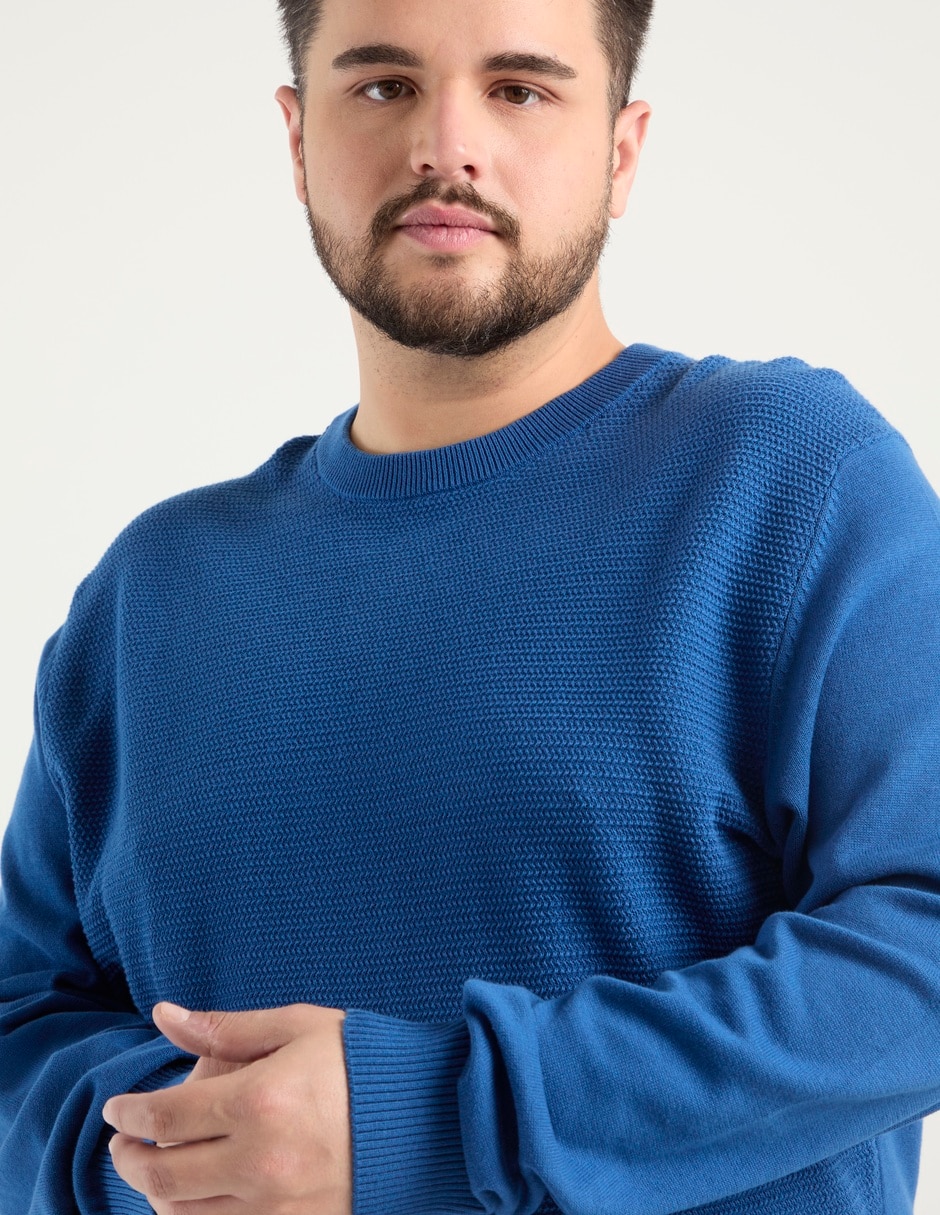 Suéter cuello redondo para hombre 4
