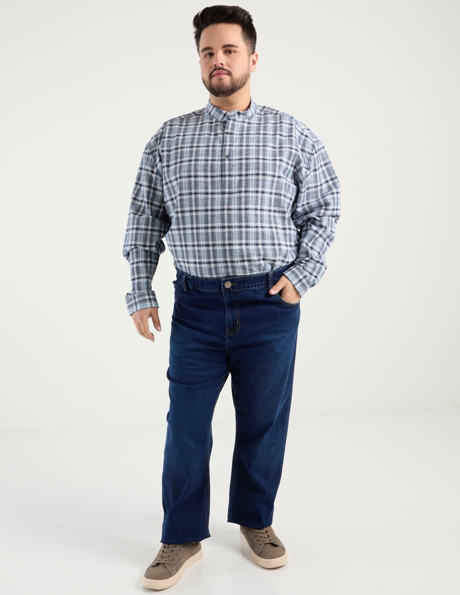 Camisa casual de algodón manga larga para hombre 3