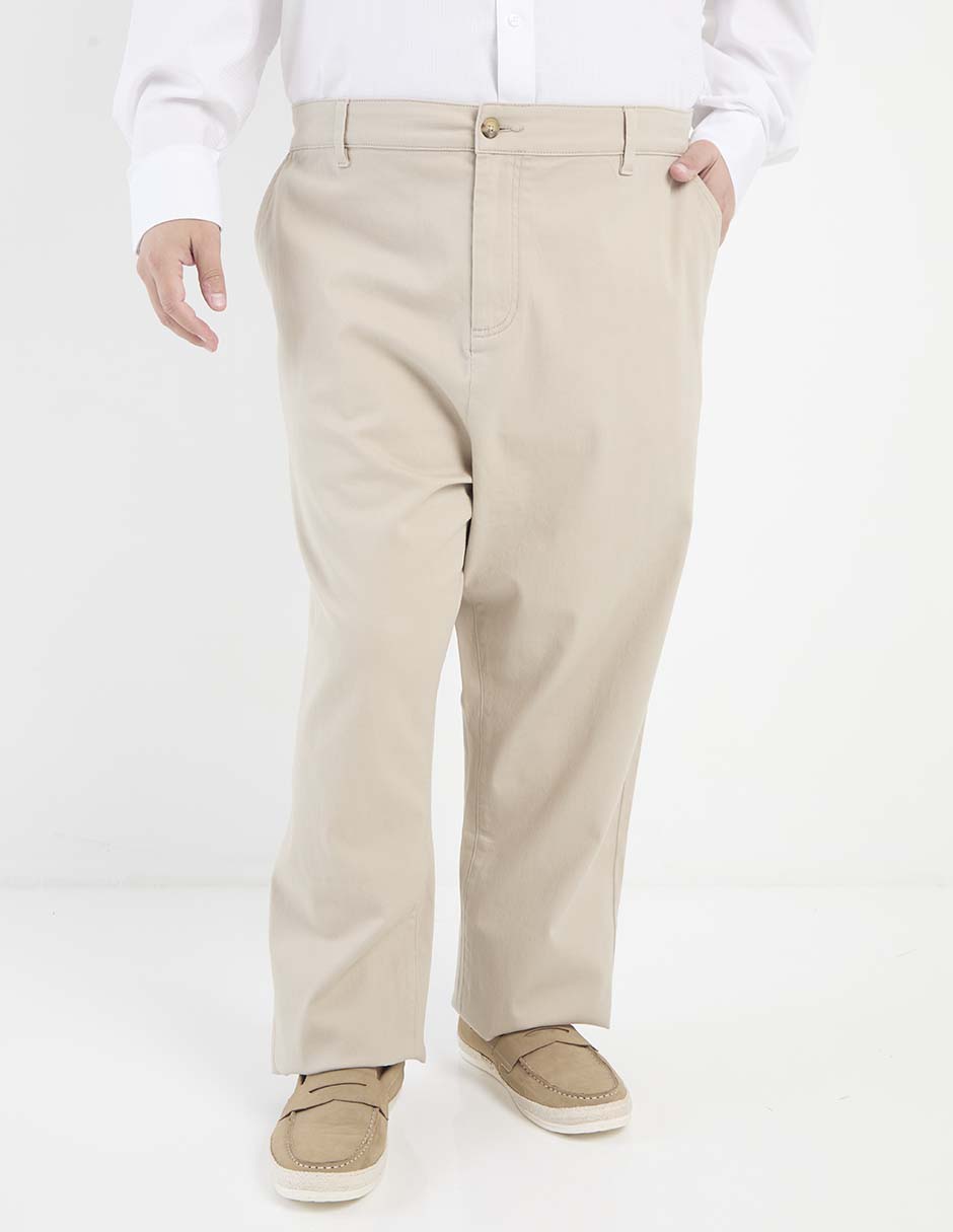Pantalón business casual chino recto de algodón para hombre Pantalón business casual chino recto de algodón para hombre