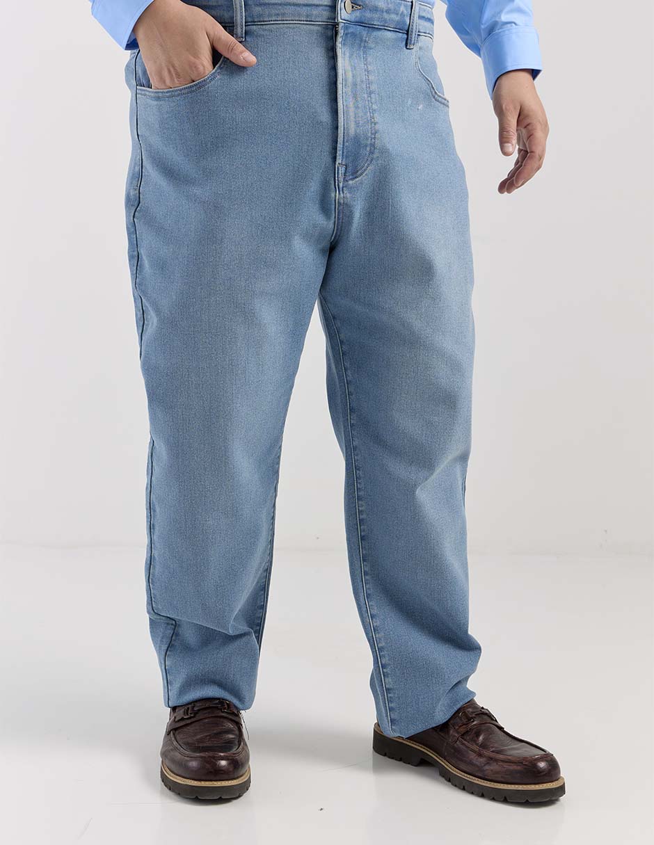 Jeans relaxed straight lavado obscuro para hombre Jeans relaxed straight lavado obscuro para hombre