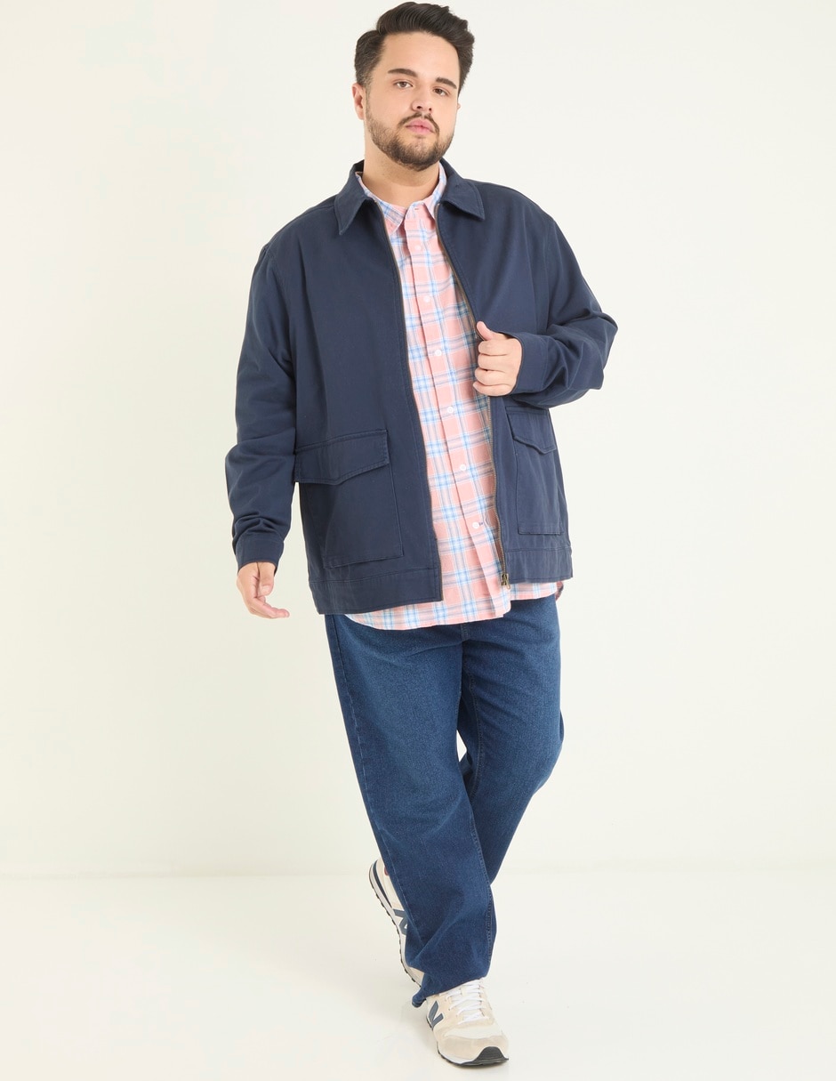 Chamarra casual con bolsillos para hombre 3