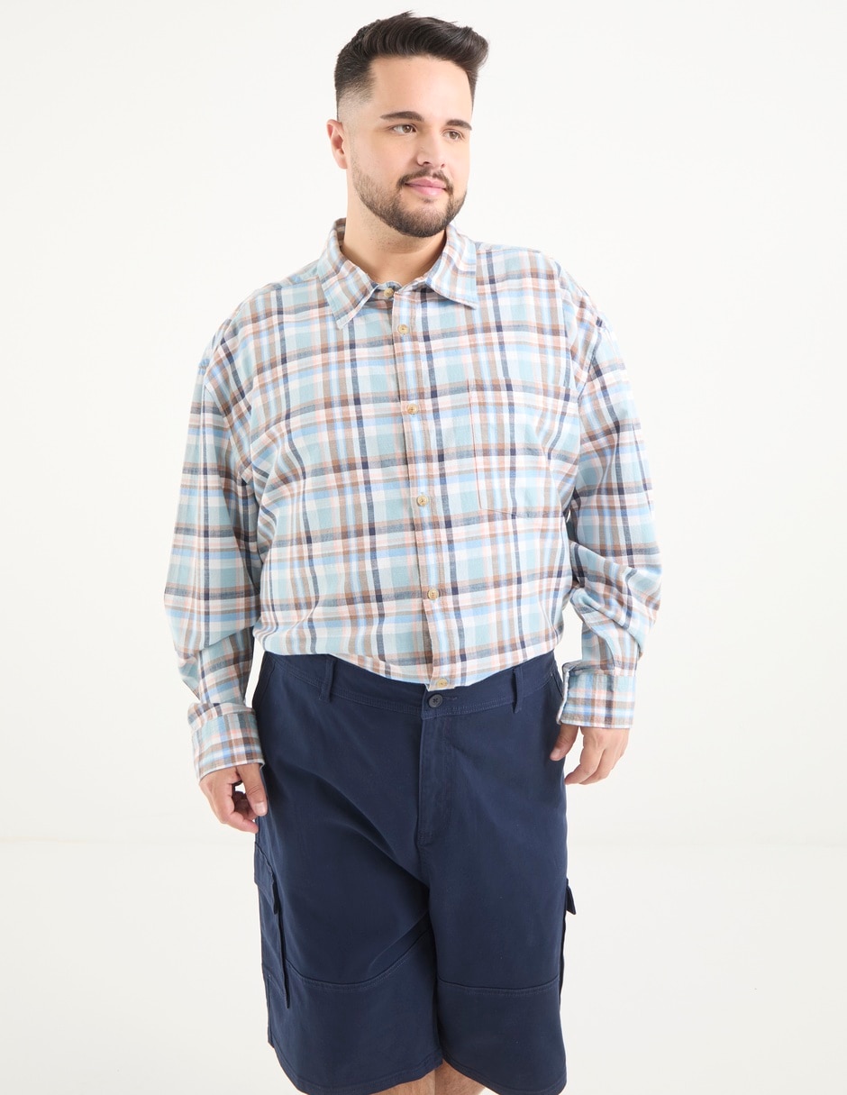 Camisa casual manga larga para hombre Camisa casual manga larga para hombre