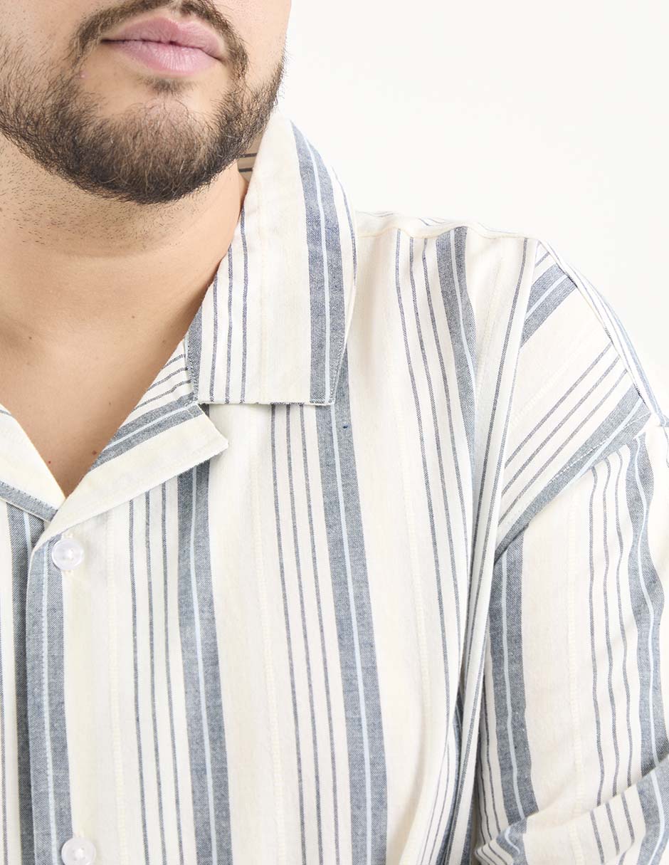 Camisa casual manga corta para hombre 3