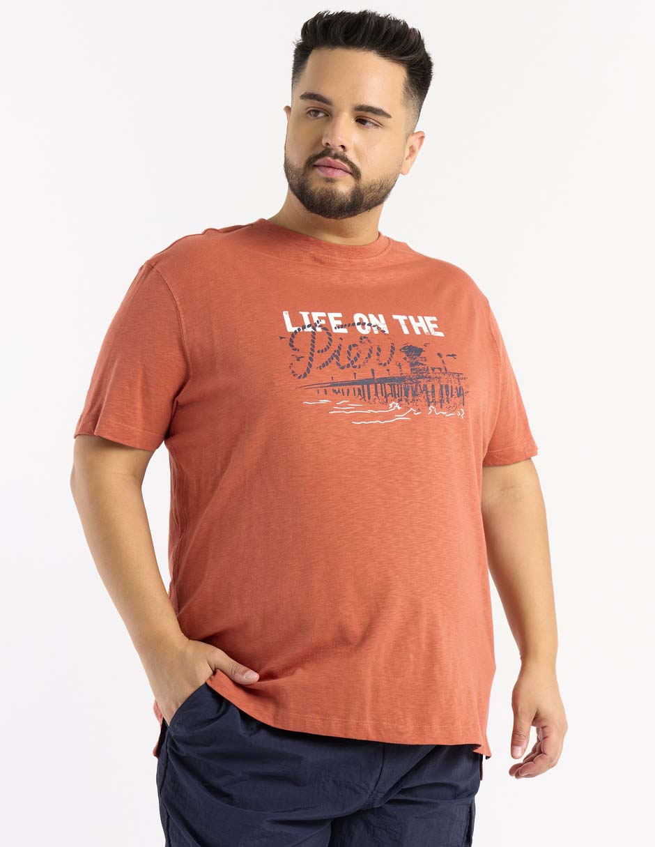 Playera cuello redondo para hombre Playera cuello redondo para hombre
