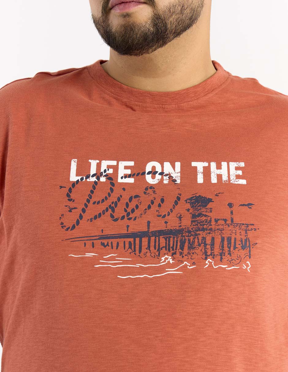 Playera cuello redondo para hombre 4