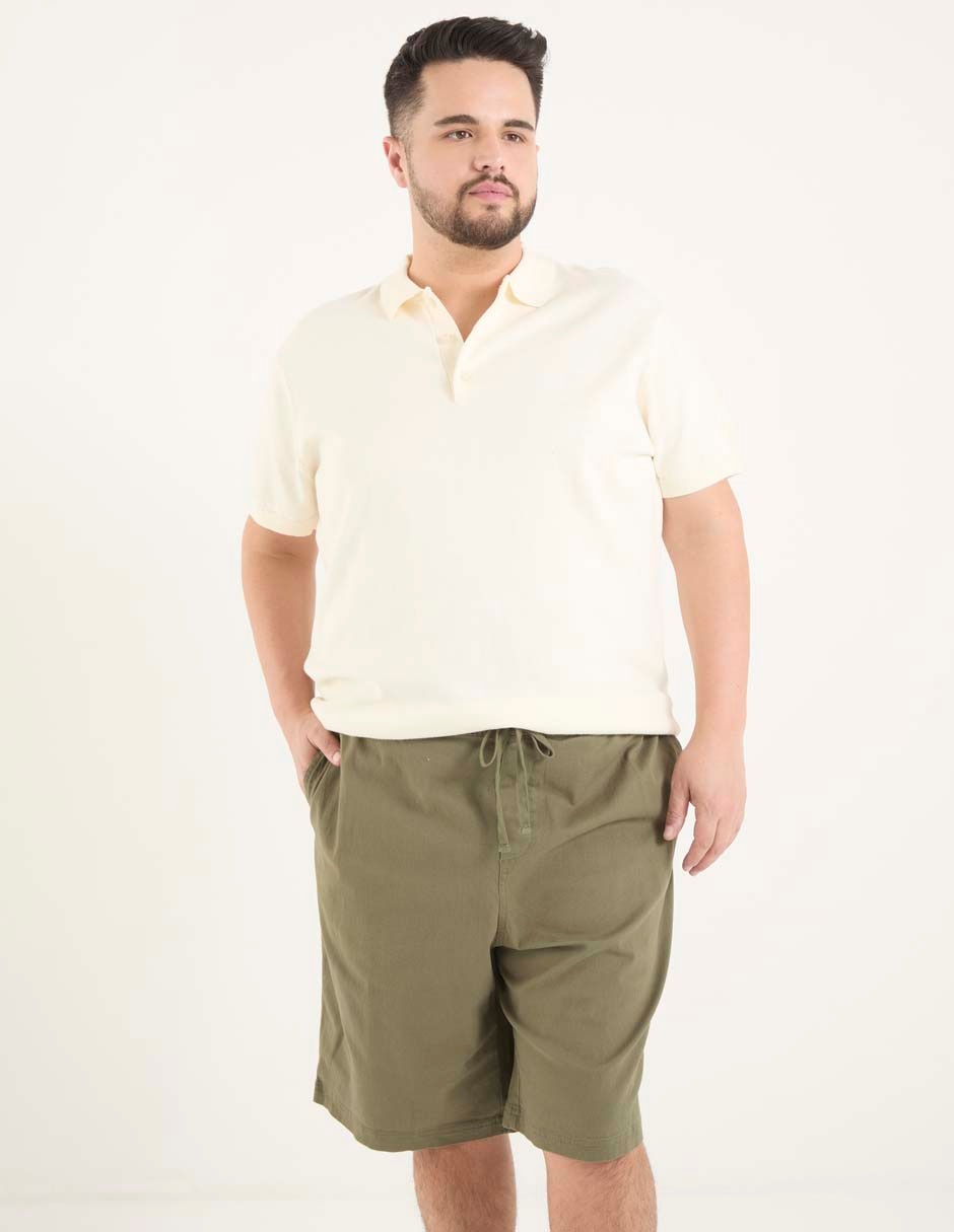 Bermuda de algodón para hombre