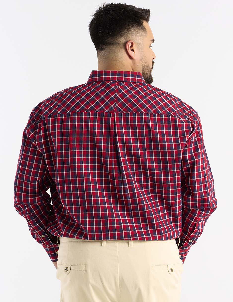 Camisa casual manga larga para hombre 2