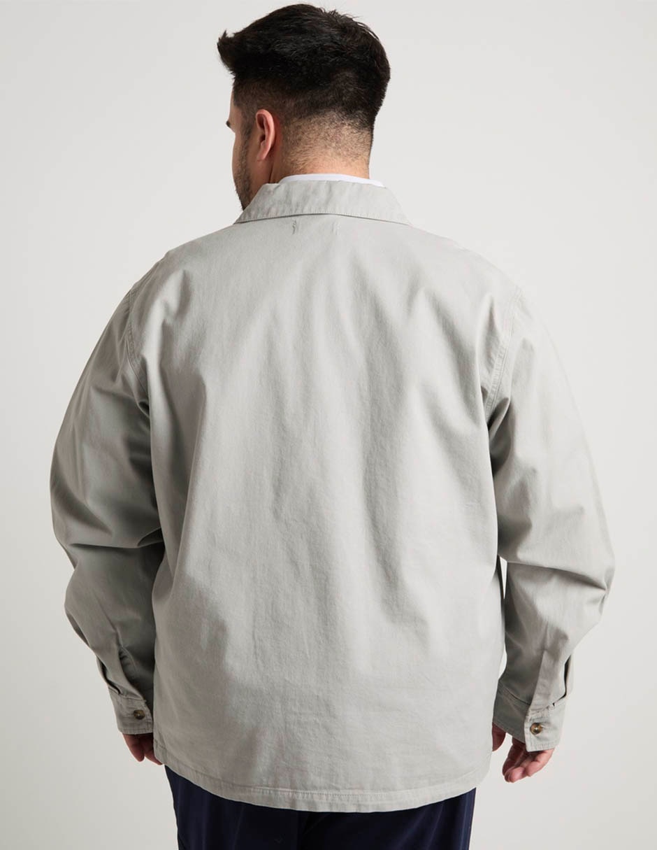 Sobrecamisa casual manga larga para hombre 6