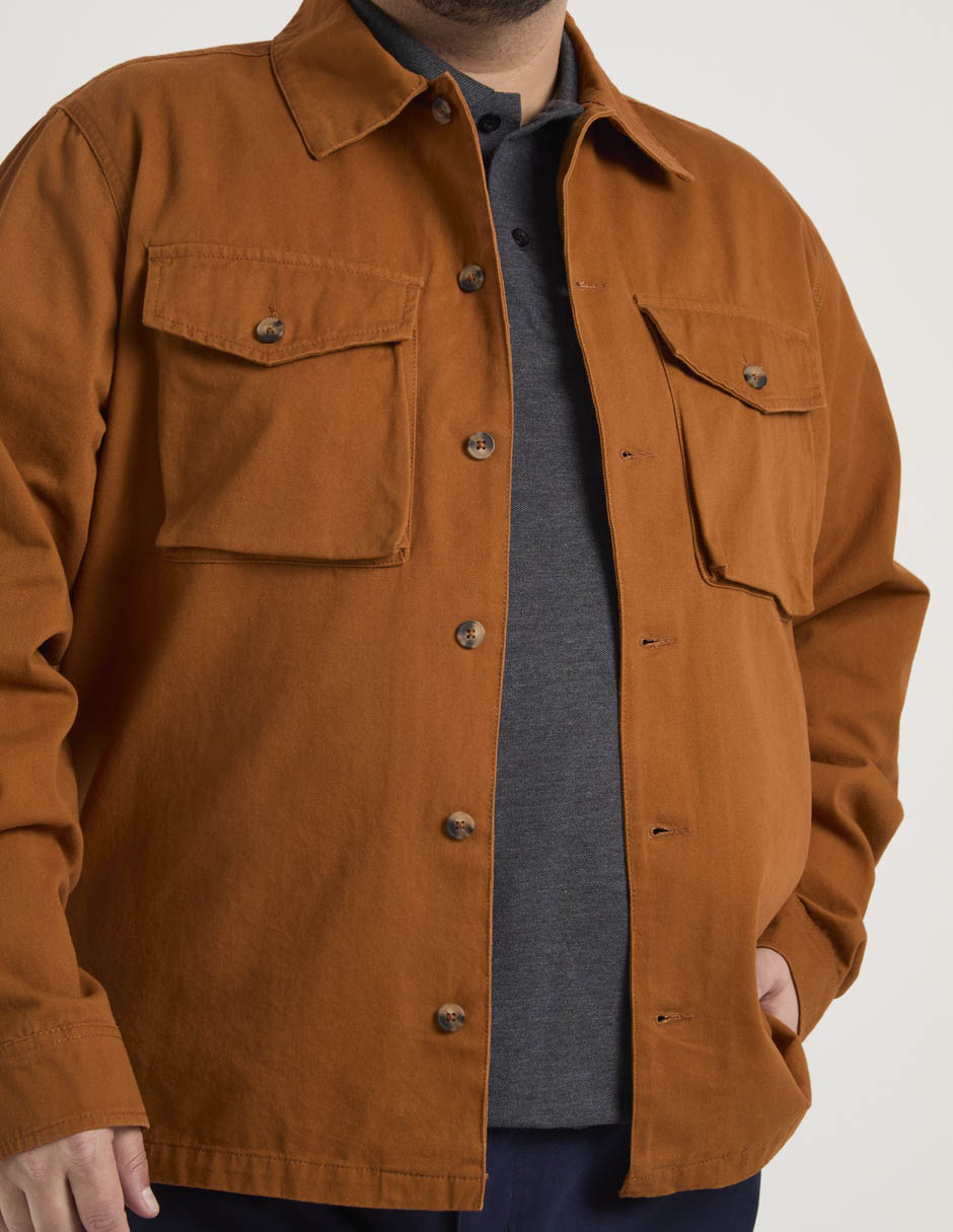 SOBRECAMISA WKH, 3EG(46), CARAMEL CAFÉ