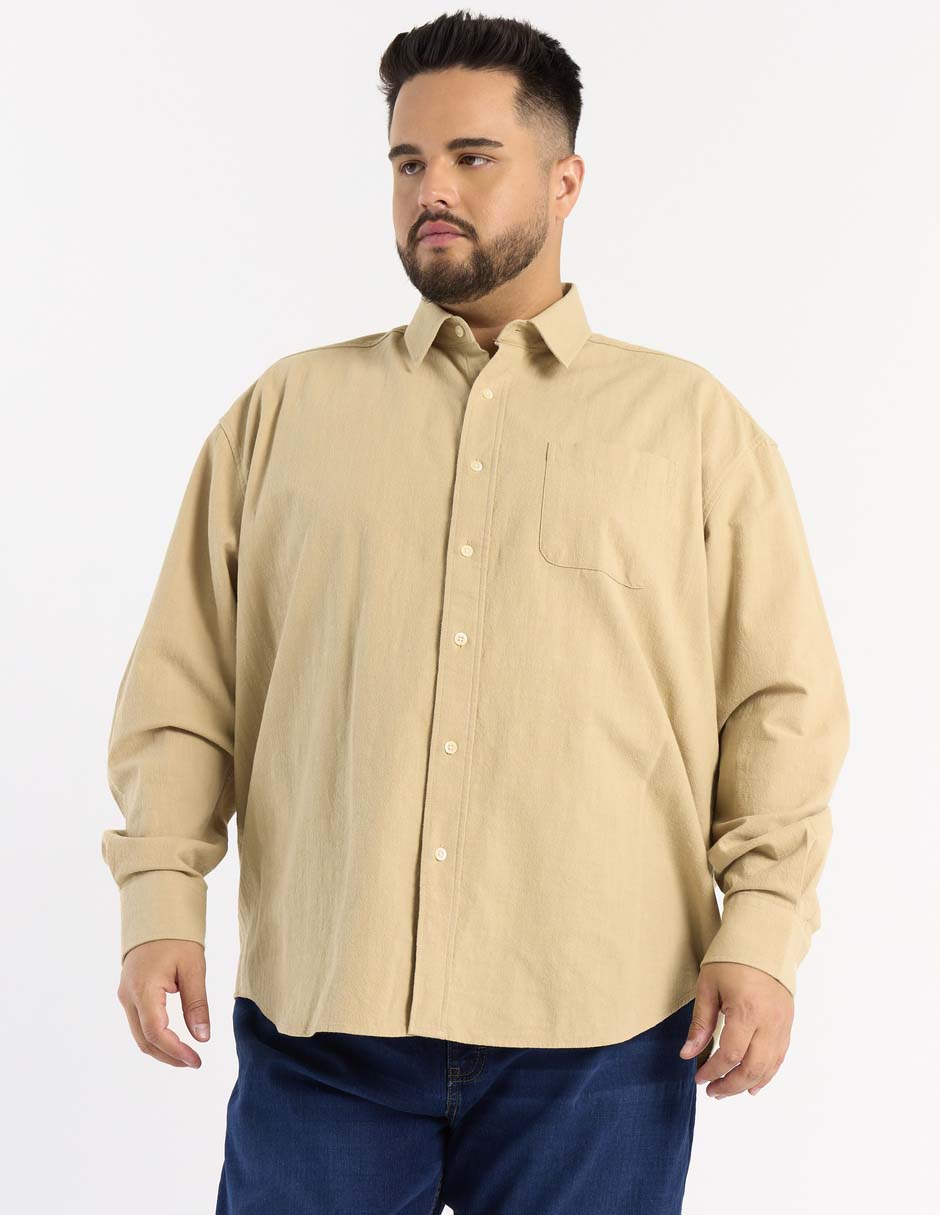 Camisa casual manga larga para hombre Camisa casual manga larga para hombre