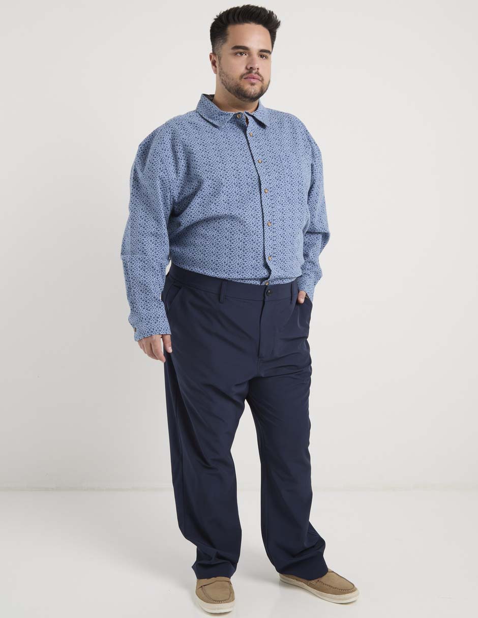 Camisa casual manga larga para hombre 2
