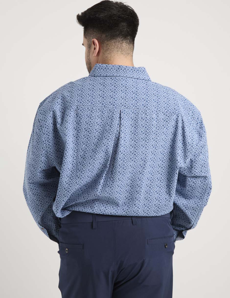 Camisa casual manga larga para hombre 6
