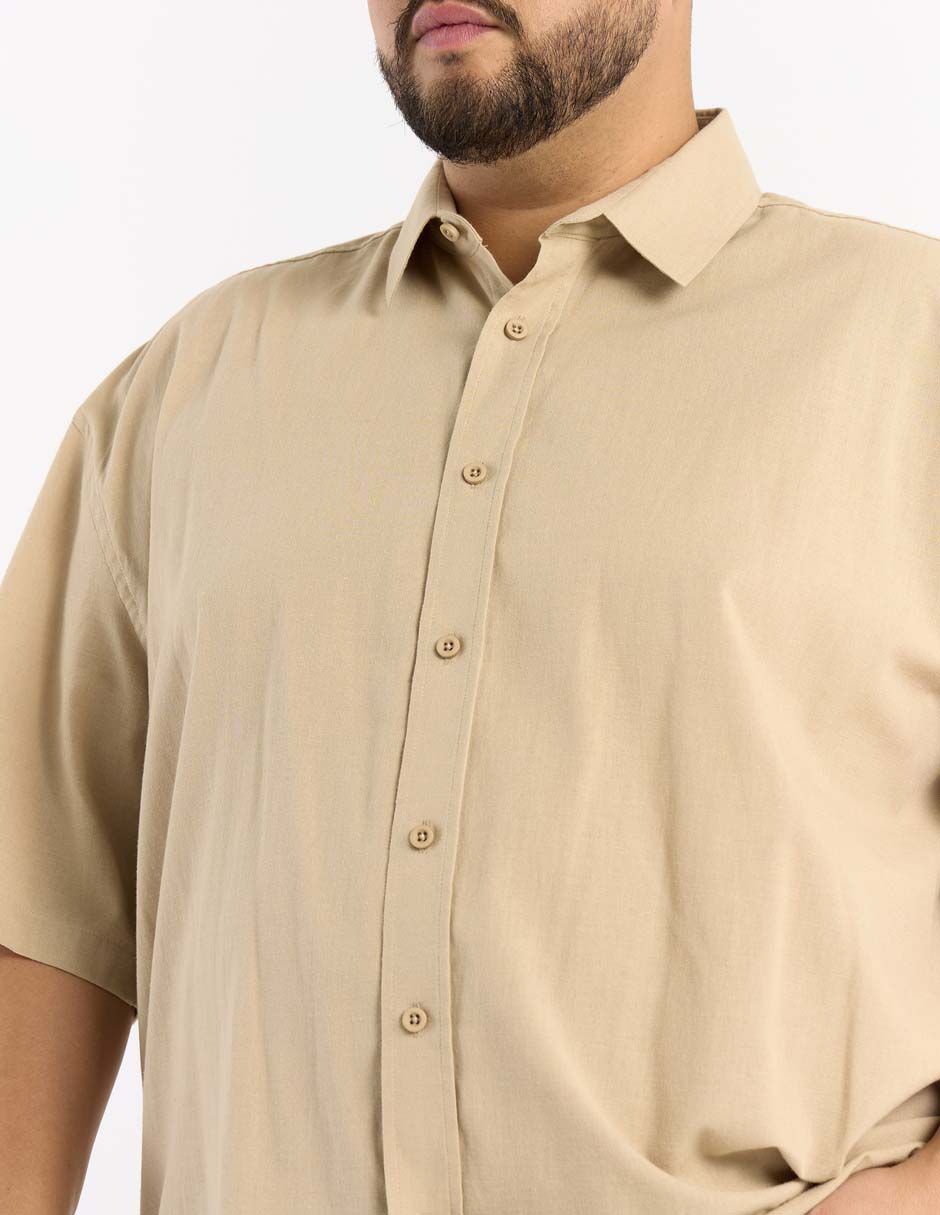 Camisa casual manga corta para hombre 4