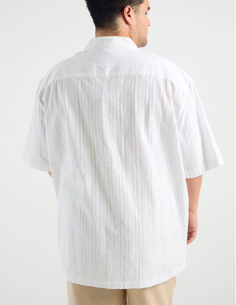 Camisa casual manga corta para hombre 6