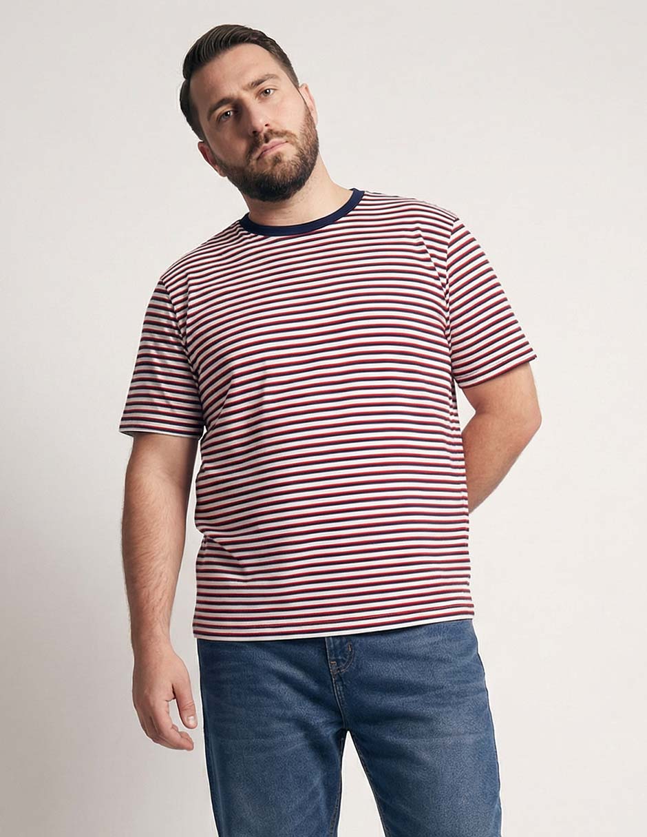 Playera cuello redondo para hombre