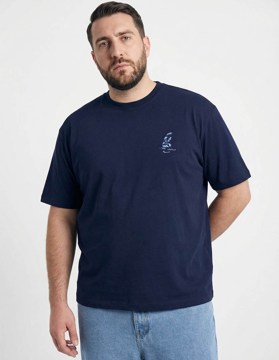 Playera cuello redondo para hombre