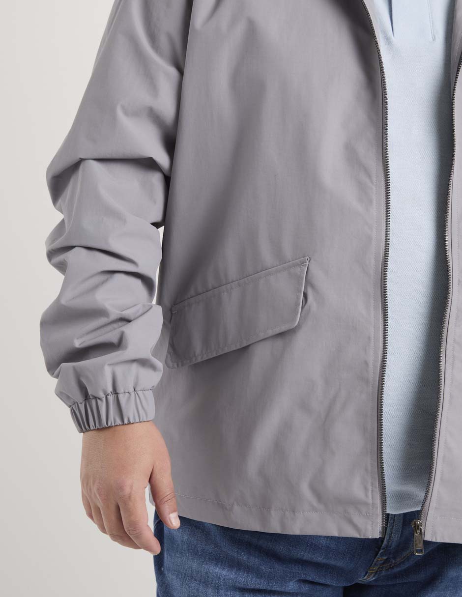 Chamarra casual con capucha para hombre 4
