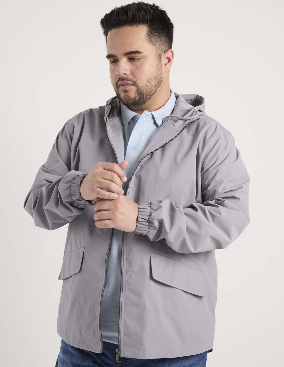 Chamarra casual con capucha para hombre 5