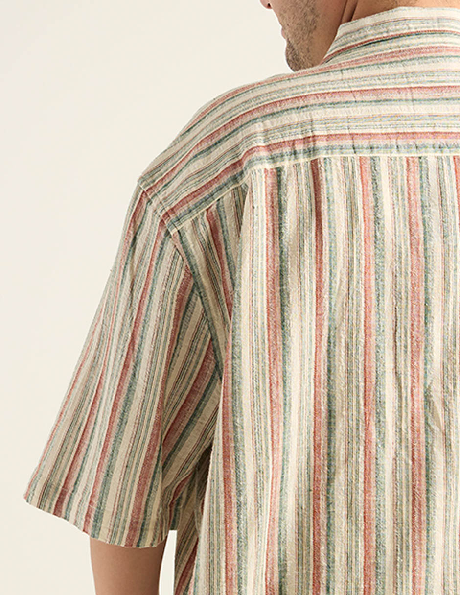 Camisa casual manga 3/4 para hombre 5