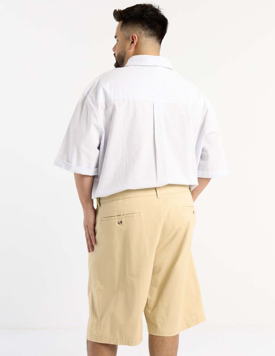 Camisa casual de algodón manga corta para hombre 2