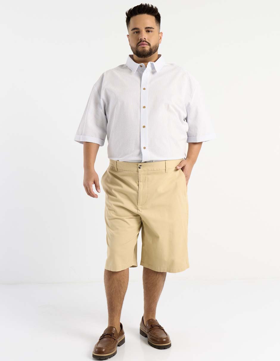 Camisa casual de algodón manga corta para hombre 3