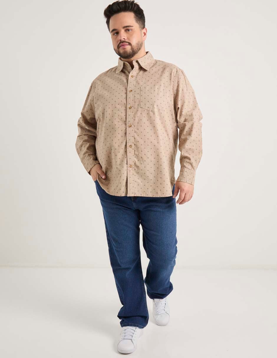 Jeans straight lavado medio para hombre 3