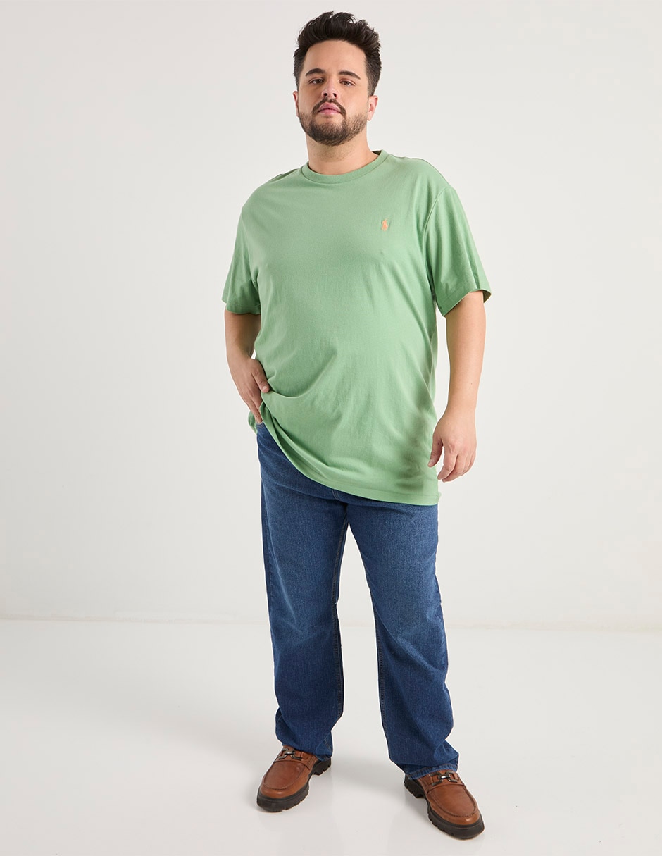 Jeans straight lavado medio para hombre 3