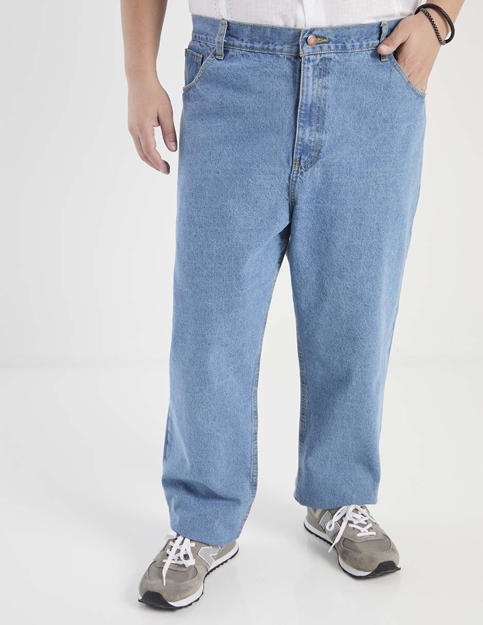 Jeans straight lavado claro para hombre Jeans straight lavado claro para hombre
