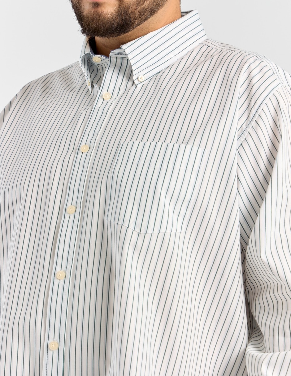 Camisa casual de algodón manga larga para hombre 4