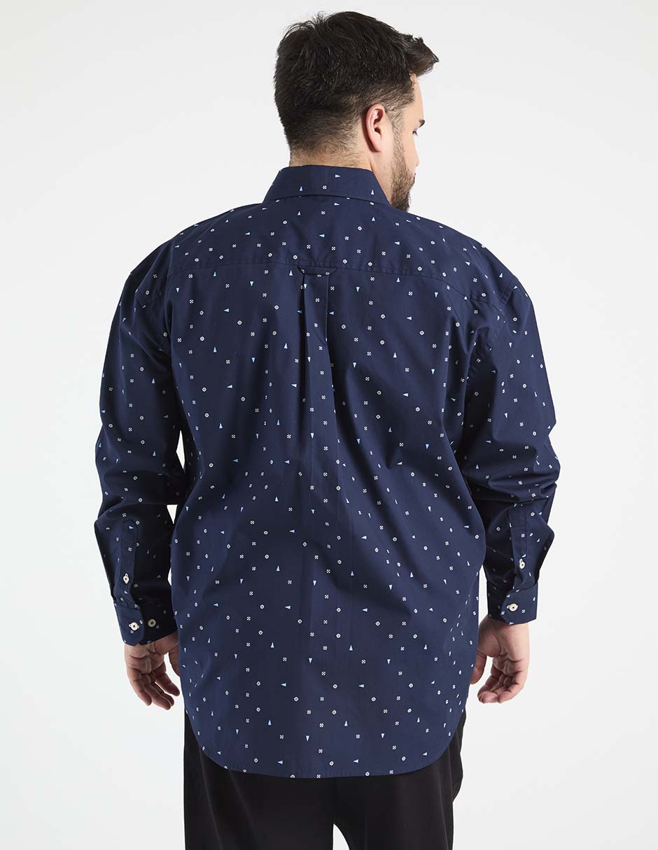 Camisa casual manga larga para hombre 2