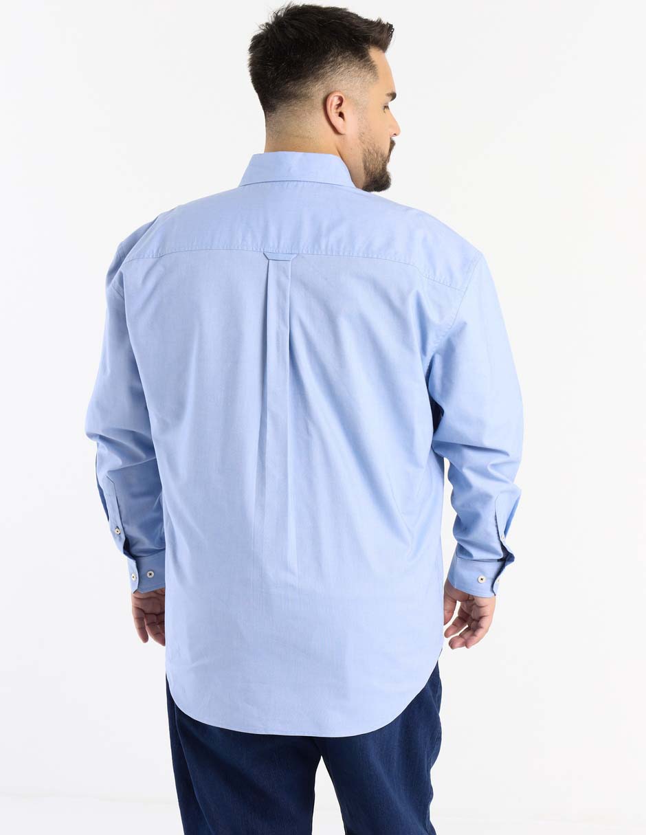 Camisa casual manga larga para hombre 2