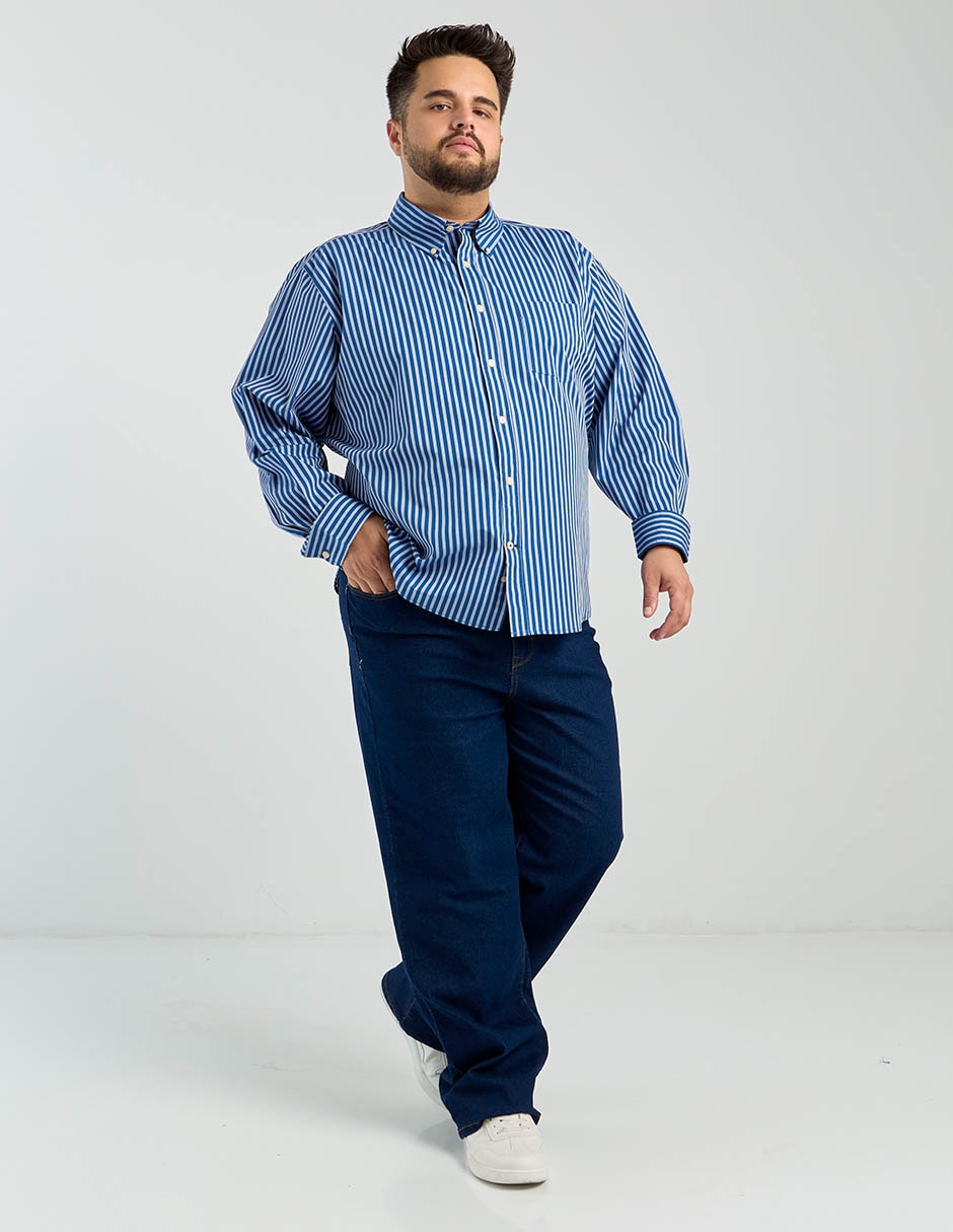 Camisa casual de algodón manga larga para hombre 3