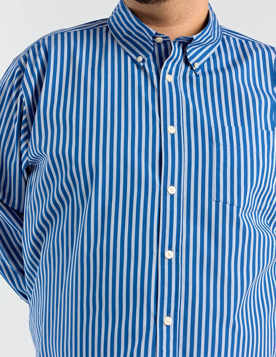 Camisa casual de algodón manga larga para hombre 4