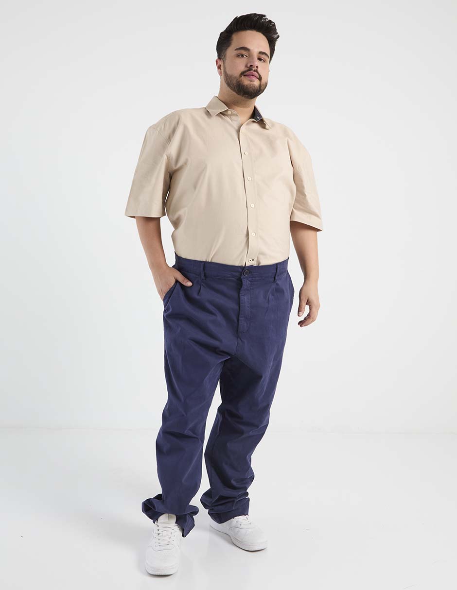 Camisa casual manga al codo para hombre 3