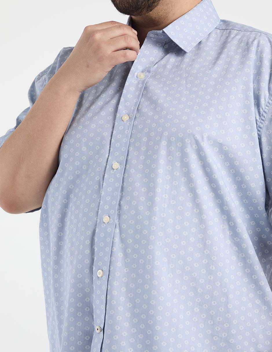 Camisa casual manga corta para hombre 4