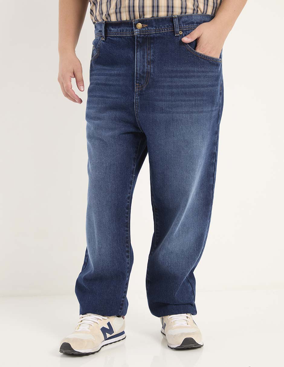 Jeans straight lavado whisker para hombre Jeans straight lavado whisker para hombre