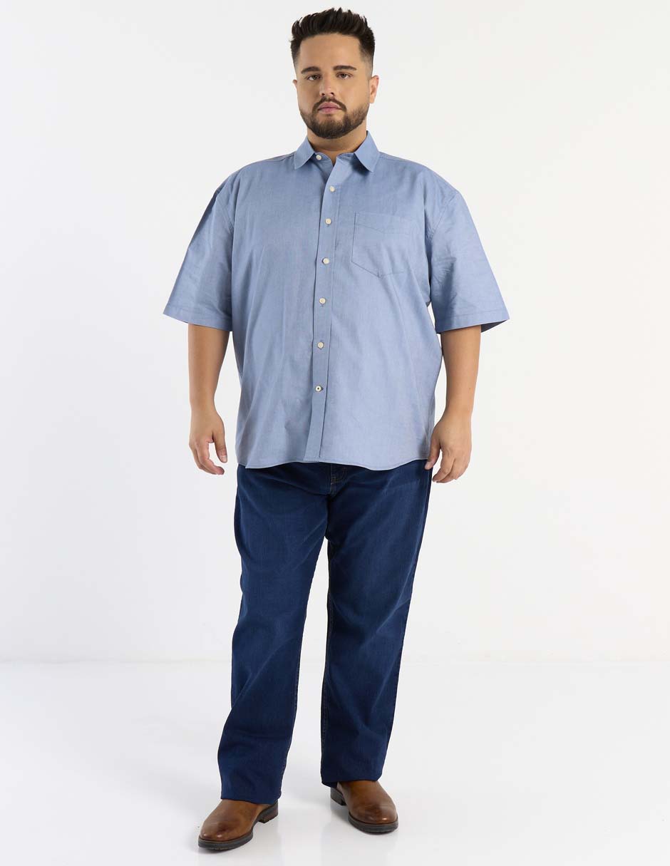 Camisa casual manga al codo para hombre 3