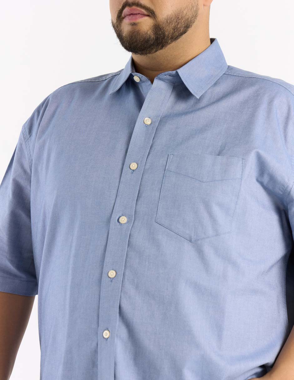 Camisa casual manga al codo para hombre 4