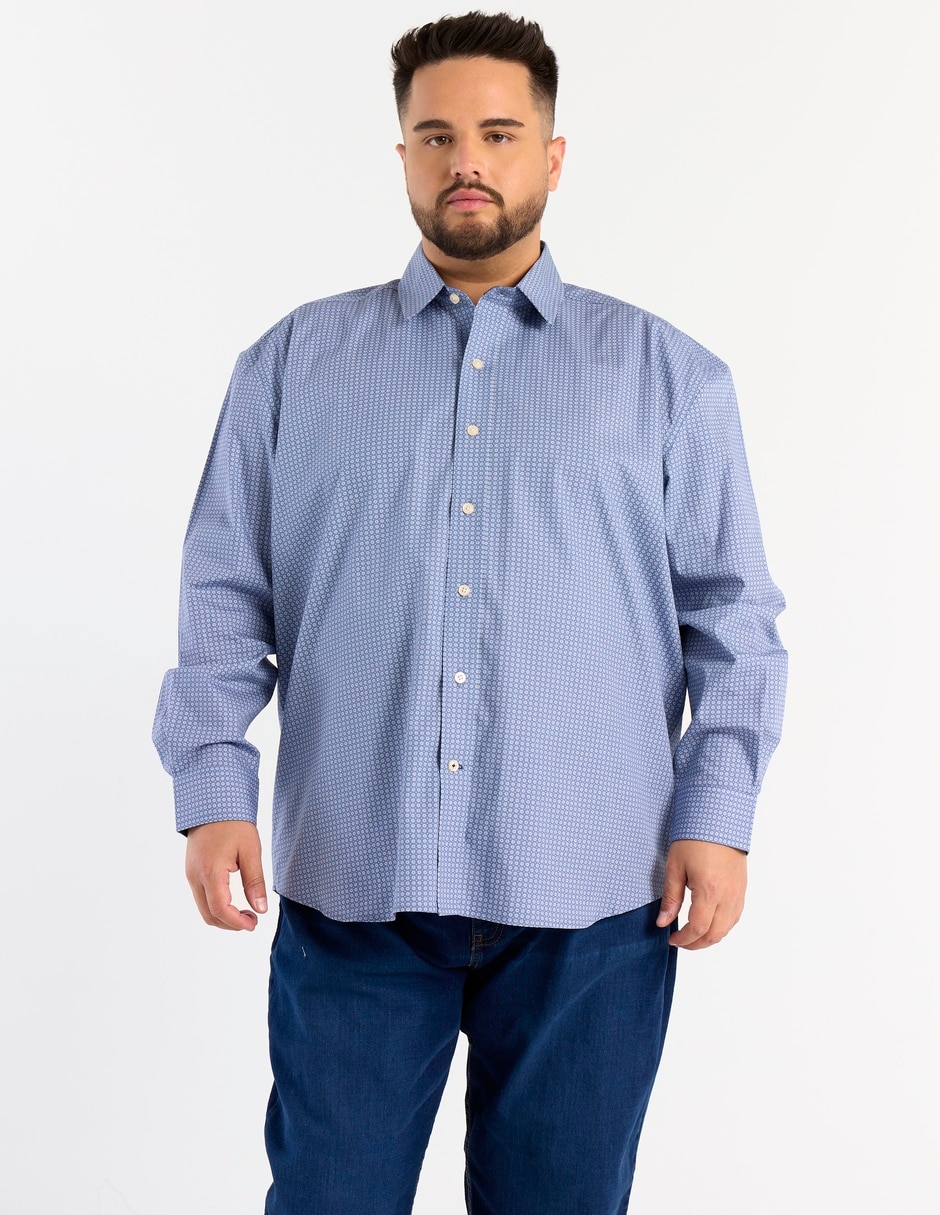 Camisa business casual manga larga para hombre Camisa business casual manga larga para hombre