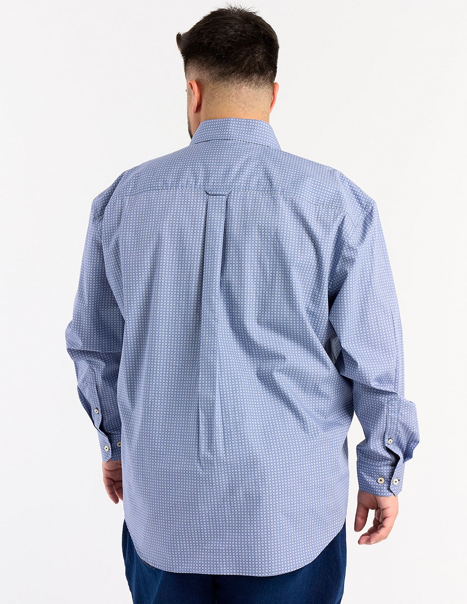 Camisa business casual manga larga para hombre 2