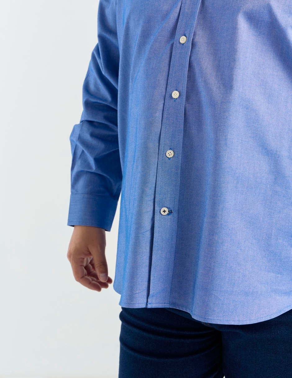 Camisa casual de algodón manga larga para hombre 5